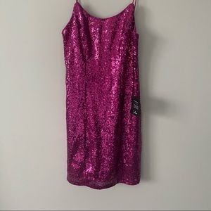 Lulus Hot Pink Sequence